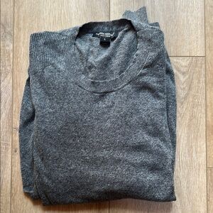 Banana Republic Silk Linen Men's Gray Sweater Large